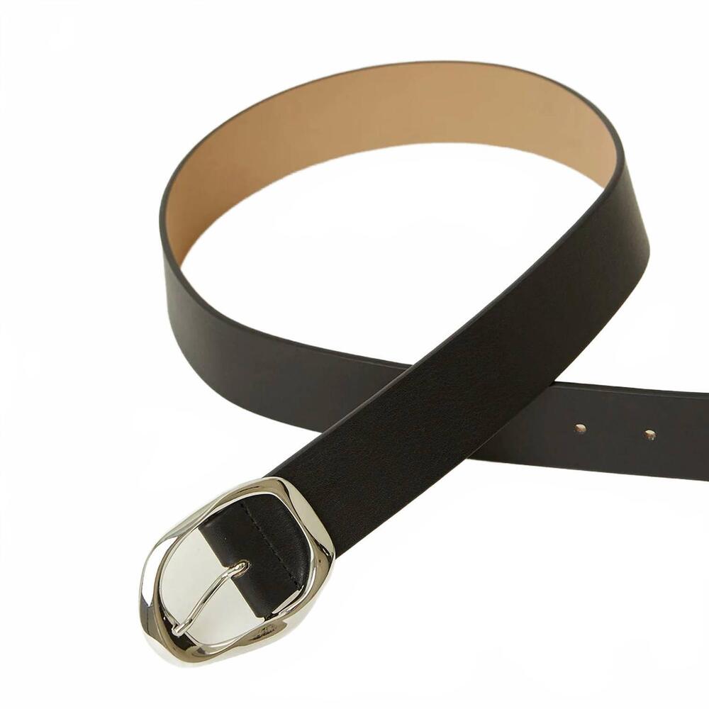 NEW B-LOW THE BELT women's edmond mini belt in black/silver